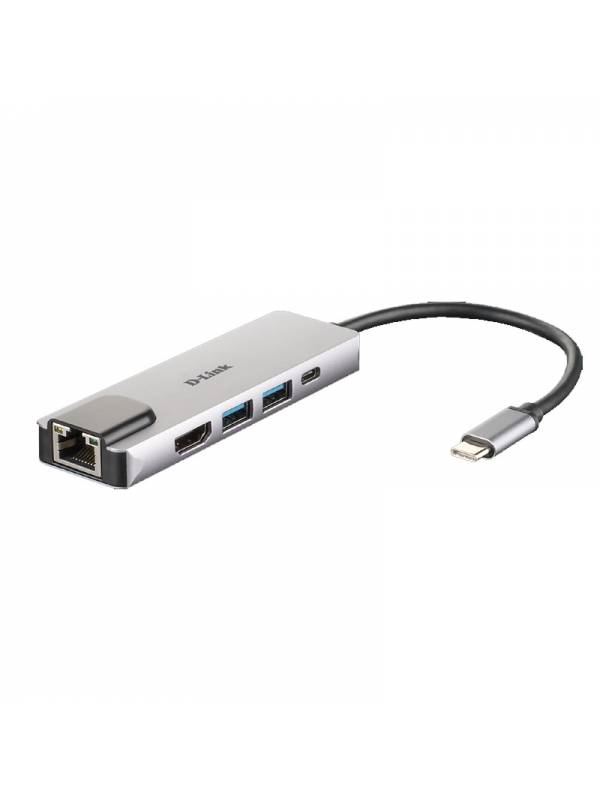 MINI DOCK USB TYPE C D-LINK    USB 3.0, LAN, HDMI, TYPE C