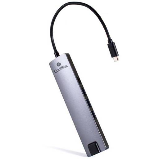 MINI DOCK USB TYPE C COOLBOX   USB 3.0, LAN, HDMI, SD, MSD