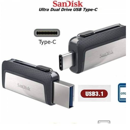 MEMORIA USB 3.1 128GB TYPE-C   DUAL DRIVE SANDISK
